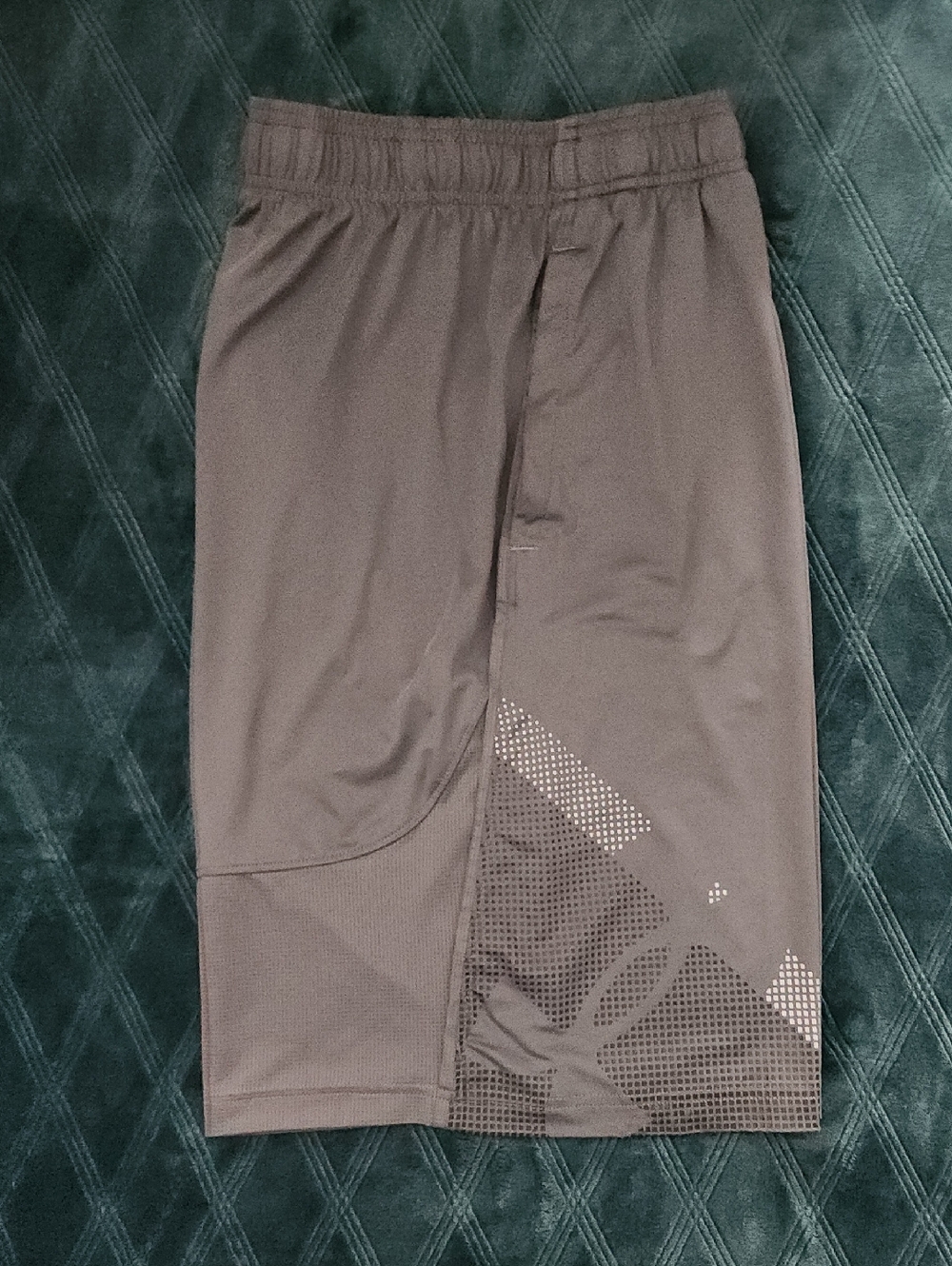 Under Armour Men's Athletic Shorts in Medium Grey with Logo Accent